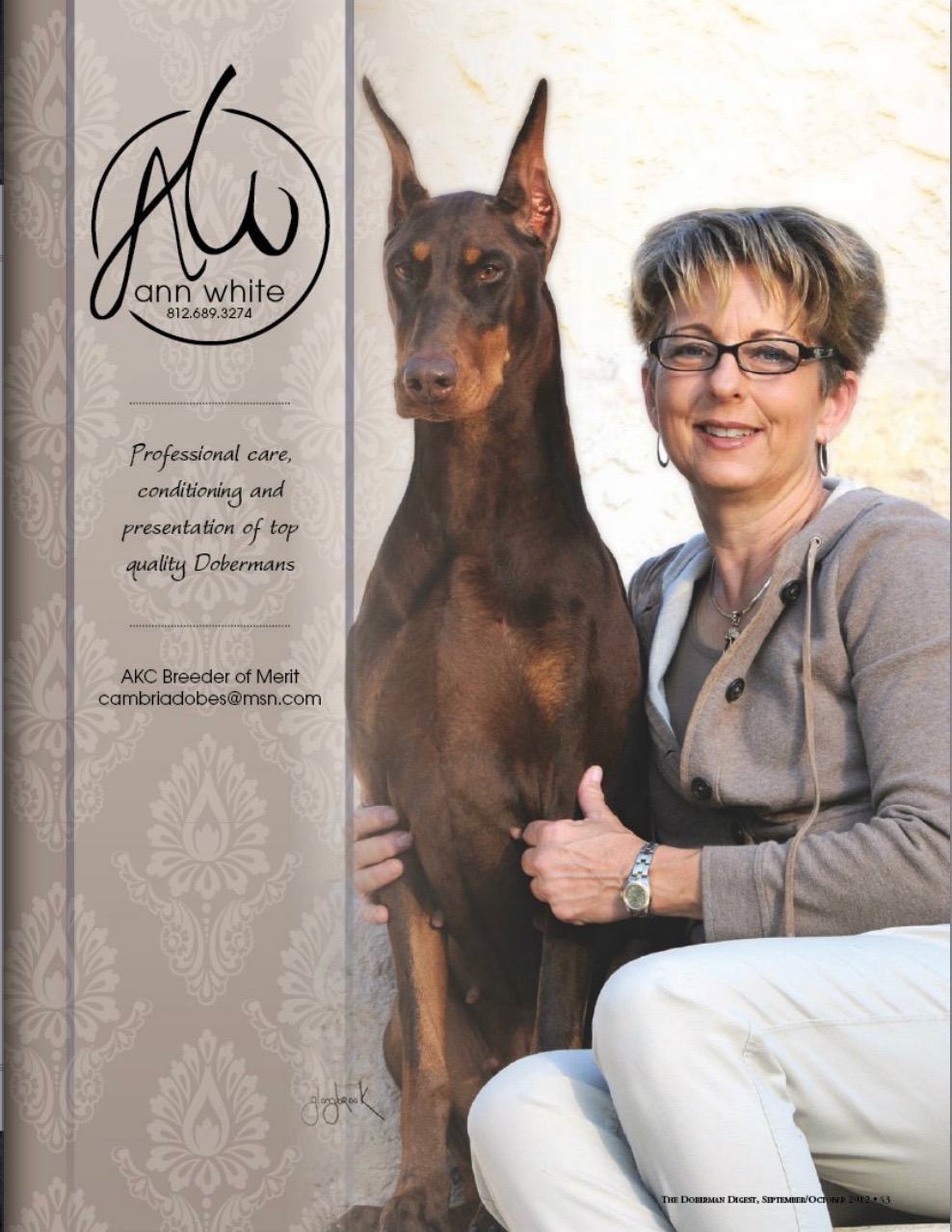 About Us – Cambria Dobermans